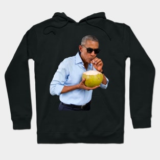 Obama Sipping on a Coconut Hoodie